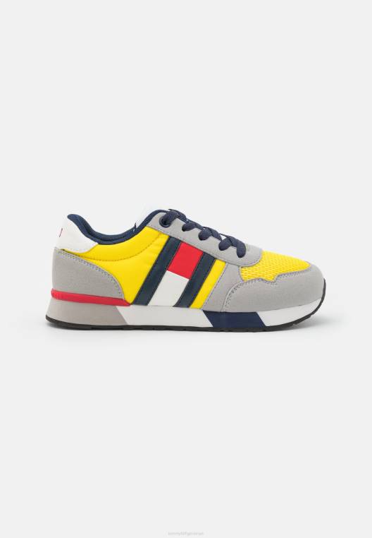 מאמנים NX207845 אפור/צהוב Tommy Hilfiger