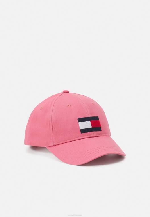 כובע לשני המינים בדגל גדול NX207875 אבטיח עמוק Tommy Hilfiger