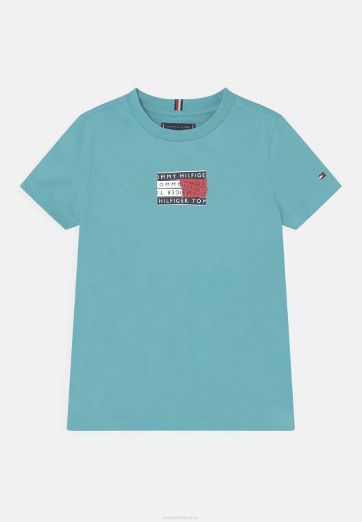 חולצת טריקו בהדפס טי טייפ גרפי NX207904 סֵמֶל Tommy Hilfiger