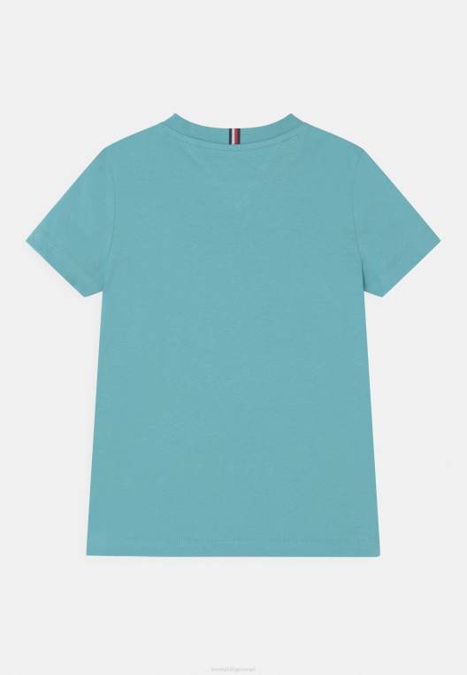 חולצת טריקו בהדפס טי טייפ גרפי NX207904 סֵמֶל Tommy Hilfiger