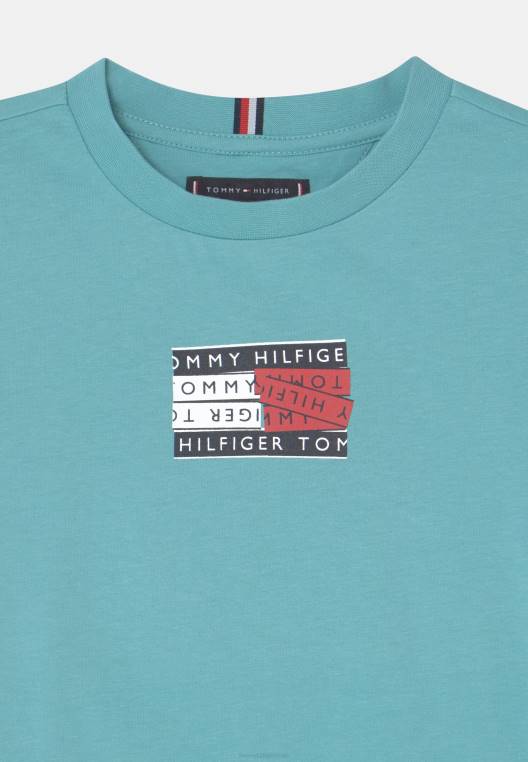 חולצת טריקו בהדפס טי טייפ גרפי NX207904 סֵמֶל Tommy Hilfiger