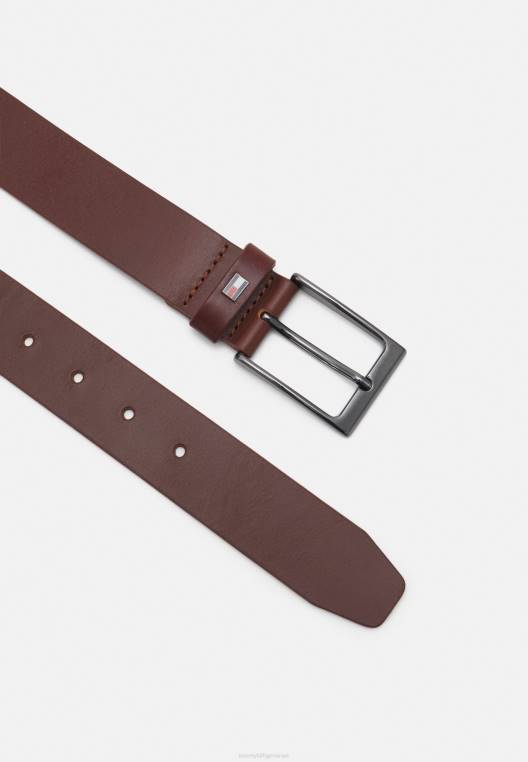 עסק לחגורת לייטון NX207912 שיזוף כהה Tommy Hilfiger