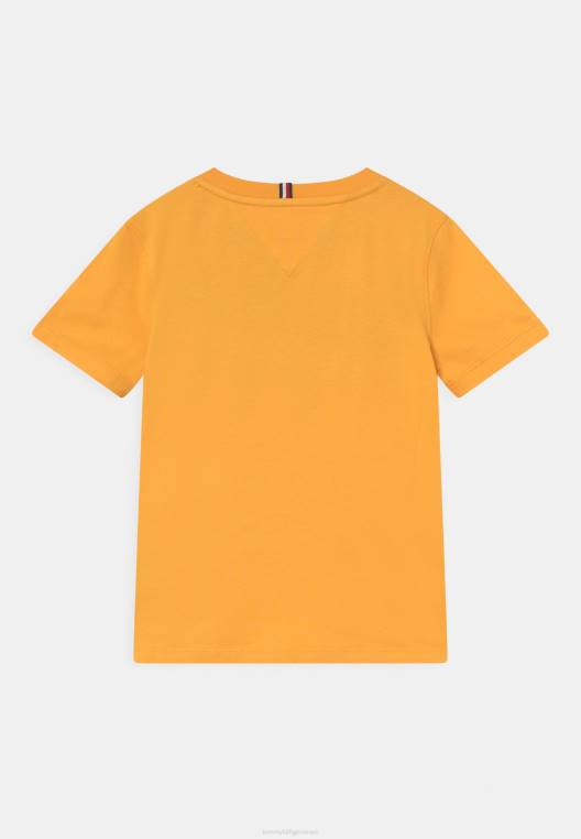 חולצת טריקו בהדפסה של חולצת טי בורסיטי NX207914 צהוב ערבה Tommy Hilfiger