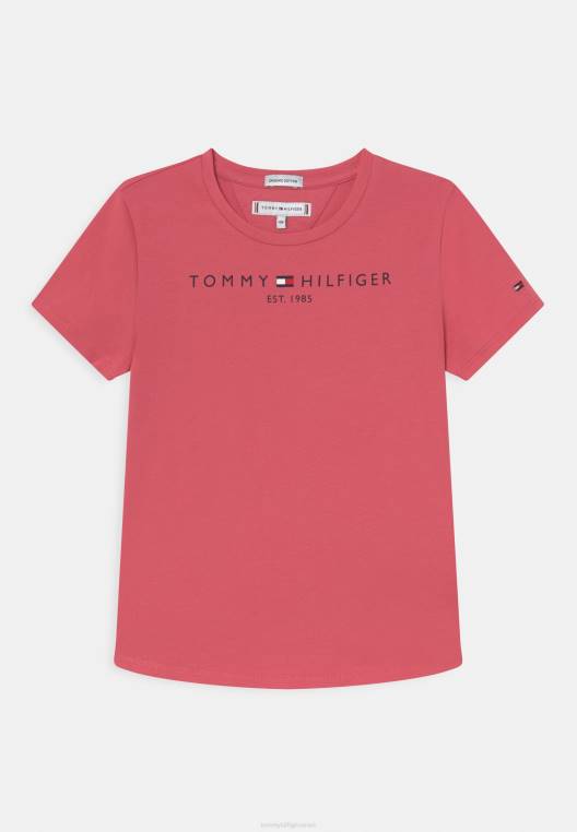 חולצת טריקו חיונית בהדפס טי NX207918 אבטיח עמוק Tommy Hilfiger