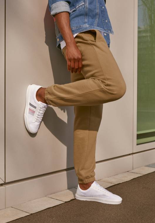 מאמני פסים קלים NX207924 לבן Tommy Hilfiger