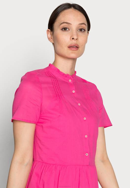 שמלת חולצת ברך וואל NX207935 וָרוֹד Tommy Hilfiger