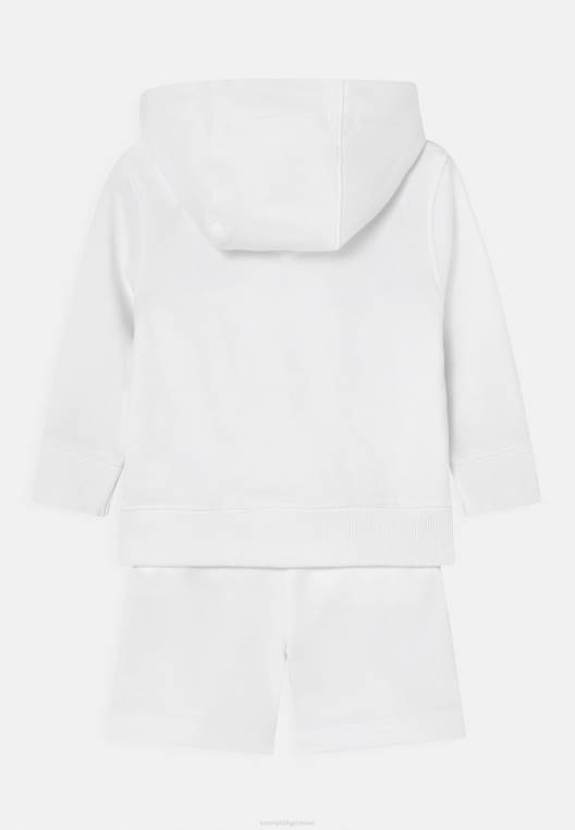 חליפת אימונית חיונית עם סט קולורבלוק NX207950 לבן Tommy Hilfiger