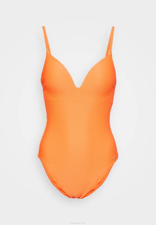 גביע מעוצב בגד ים מחלק אחד NX207964 אלמוג הוואי Tommy Hilfiger