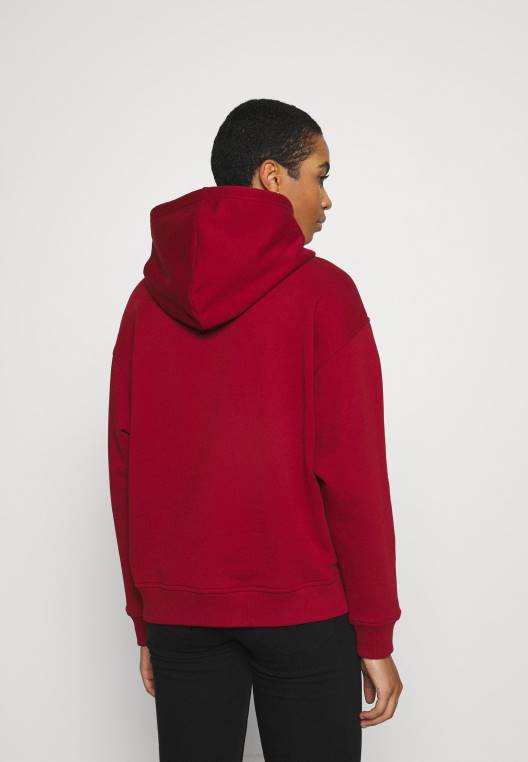 סווטשירט קפוצ'ון גרפי נינוח NX207974 רגאטה אדום Tommy Hilfiger