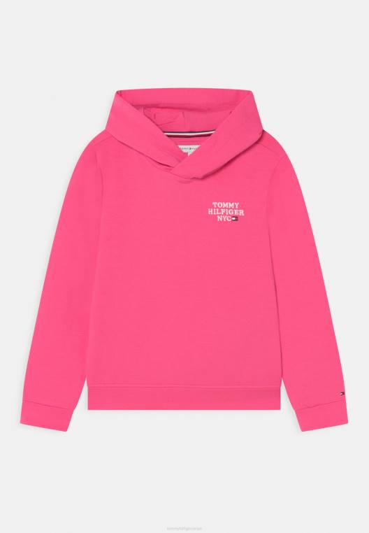 סווטשירט עם קפוצ'ון חדשני NX208035 התראה ורודה Tommy Hilfiger