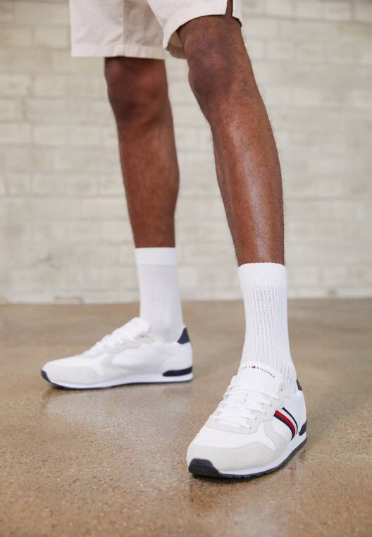 מאמני רצים איקוניים NX208036 לבן Tommy Hilfiger