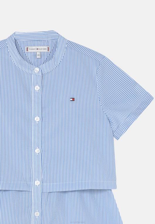 שמלת חולצה NX208041 כחול רגוע Tommy Hilfiger