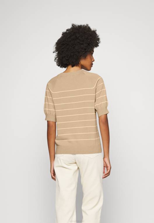 חולצת טריקו בייסיק פתוחה רכה NX208065 ברטון / אקרו בז ' Tommy Hilfiger