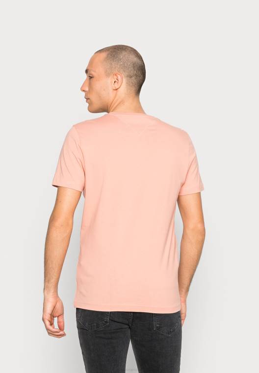 חולצת טריקו בהדפס יוניסקס מוערמים מודבקים NX208071 גויאבה Tommy Hilfiger