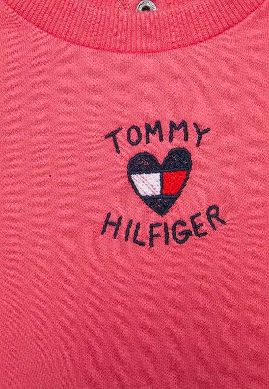 סווטשירט של צוות לב NX208082 אבטיח עמוק Tommy Hilfiger