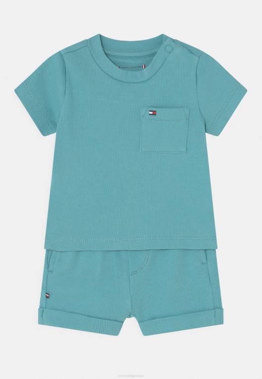 חולצת טריקו בסיסית לתינוק סט יוניסקס NX208126 סֵמֶל Tommy Hilfiger