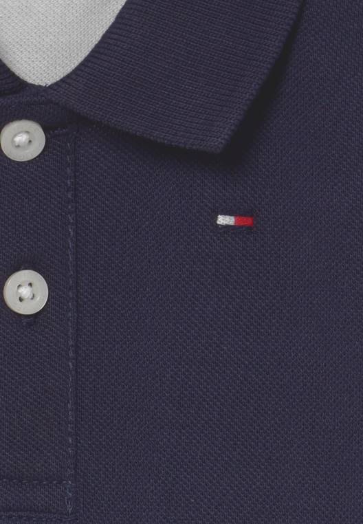 חולצת פולו קולורבלוק לתינוק NX208132 צי הדמדומים Tommy Hilfiger