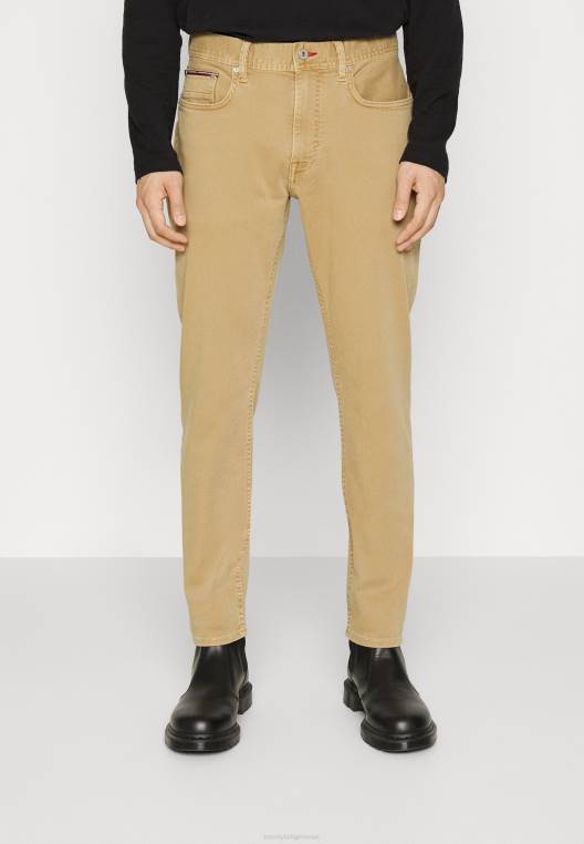 ג'ינס עם רגליים ישרות בצבע דנטון NX208160 חאקי כפרי Tommy Hilfiger