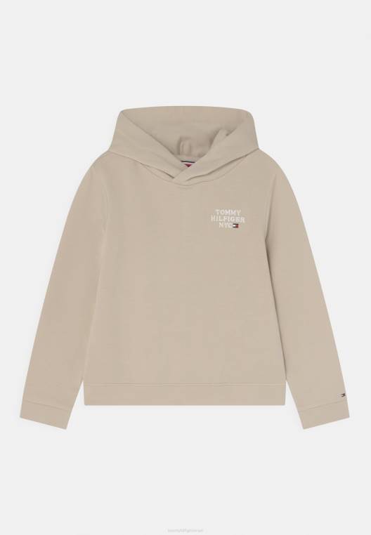 סווטשירט עם קפוצ'ון חדשני NX208189 חול סוואנה Tommy Hilfiger