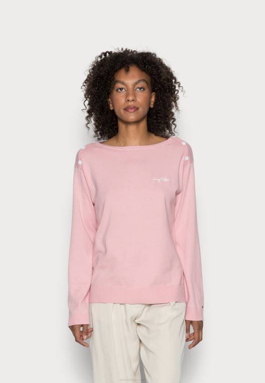 מגשר צוואר אבו סירה NX208194 ורוד קרחון Tommy Hilfiger