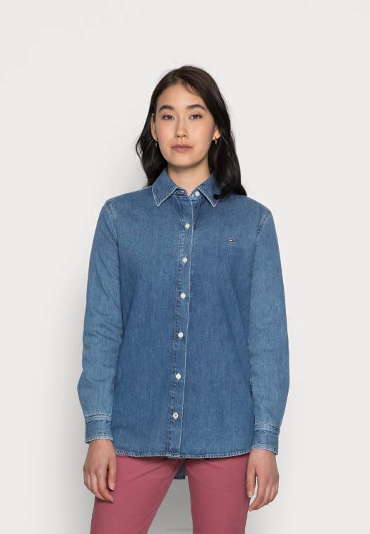 חולצה מכופתרת של חברה NX208197 ג'ינו Tommy Hilfiger