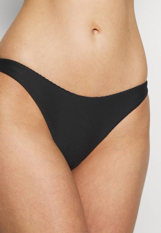 מוצקים תחתוני ביקיני רגליים גבוהות חצופות NX208203 שָׁחוֹר Tommy Hilfiger