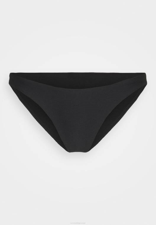 מוצקים תחתוני ביקיני רגליים גבוהות חצופות NX208203 שָׁחוֹר Tommy Hilfiger