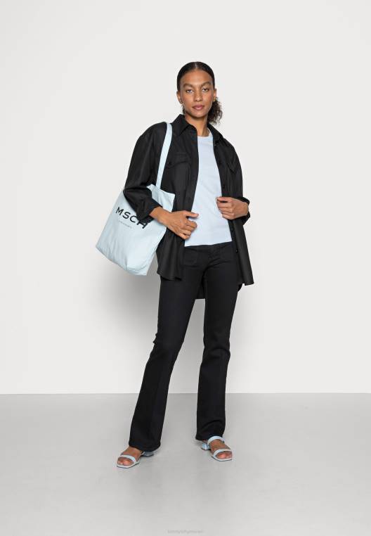 חולצת טריקו בסיסית NX208212 כחול מבריז Tommy Hilfiger