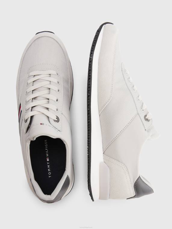 מאמנים איקוניים NX20822 לחישה אפורה Tommy Hilfiger