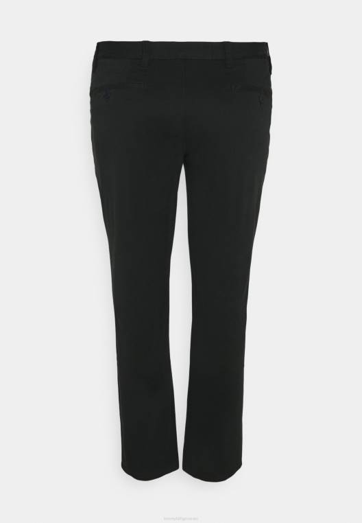 מכנסיים גמישים NX208247 שָׁחוֹר Tommy Hilfiger