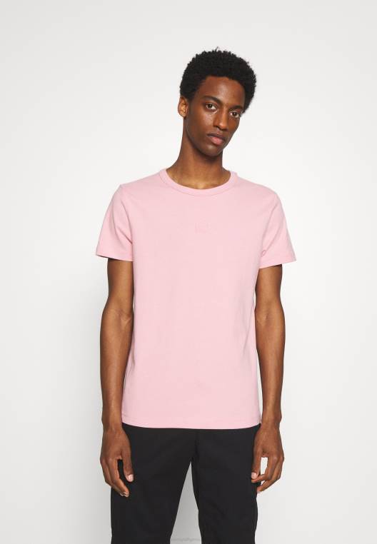 טי שירט בסיסית NX208253 ורוד קרחון Tommy Hilfiger