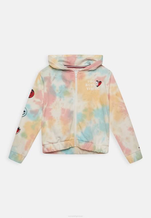 לקשור צבע רוכסן דרך סווטשירט NX208277 צבע עניבה אקרו Tommy Hilfiger