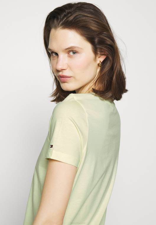 חולצת טי רגילה בהדפס טי NX208278 צהוב Tommy Hilfiger