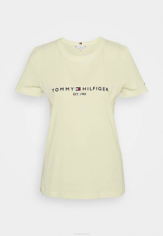 חולצת טי רגילה בהדפס טי NX208278 צהוב Tommy Hilfiger