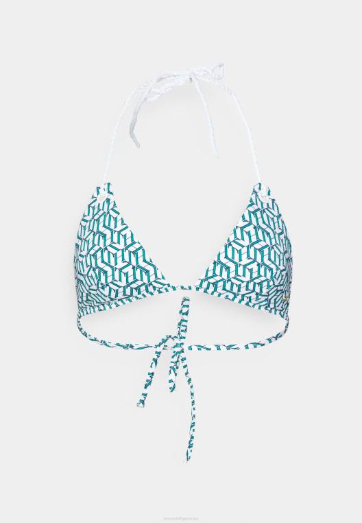 חולצת ביקיני משולשת NX208282 ירוק Tommy Hilfiger