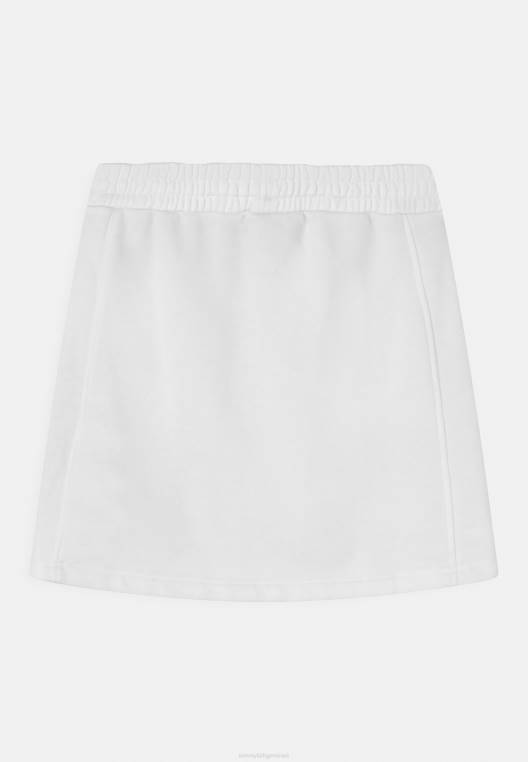 חצאית מיני חצאית חיונית NX208292 לבן Tommy Hilfiger