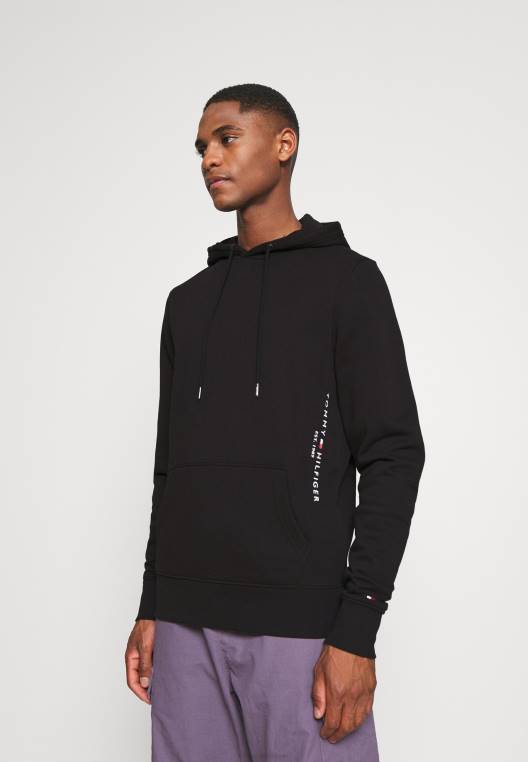 סווטשירט קפוצ'ון לוגו NX208302 שָׁחוֹר Tommy Hilfiger