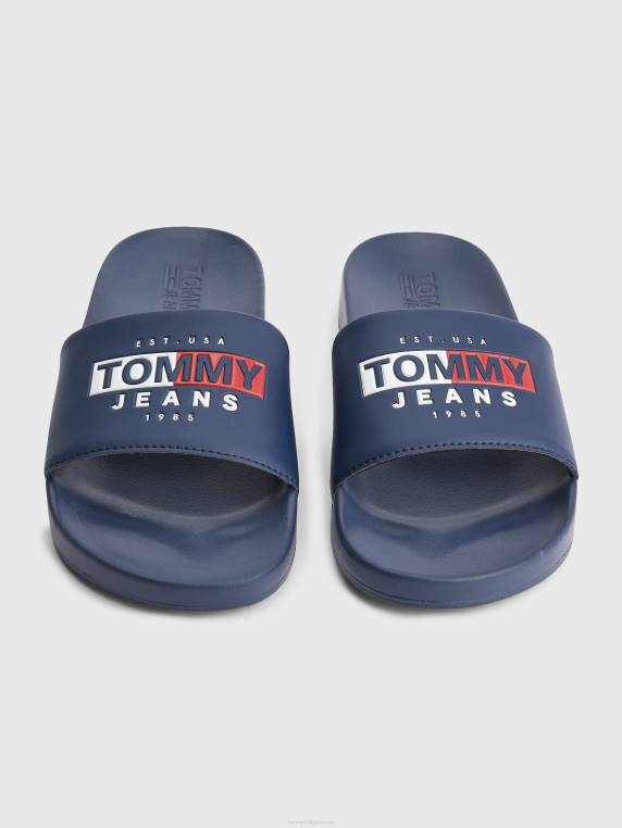 מגלשות בריכה עם לוגו NX20831 צי הדמדומים Tommy Hilfiger