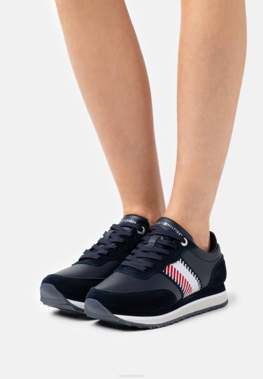 מאמני ראנר נצנצים ארגוניים NX208340 שמיים מדבריים Tommy Hilfiger