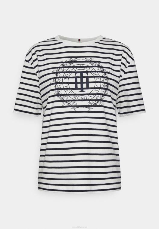 חולצה בהדפס טי עיגול NX208346 שמי מדבר אקרו Tommy Hilfiger