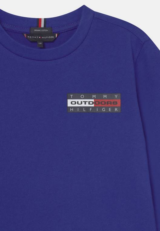 חולצת טי משלחת עם שרוולים ארוכים NX208356 סגול בית המשפט Tommy Hilfiger