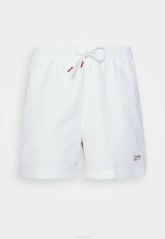 מכנסי שחייה בינוניים NX208359 לבן Tommy Hilfiger