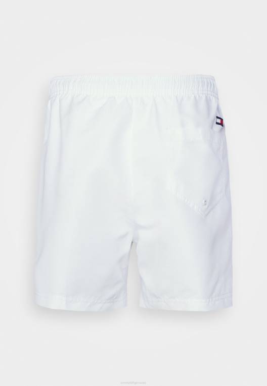 מכנסי שחייה בינוניים NX208359 לבן Tommy Hilfiger