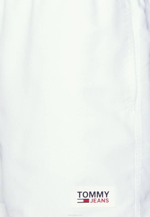 מכנסי שחייה בינוניים NX208359 לבן Tommy Hilfiger