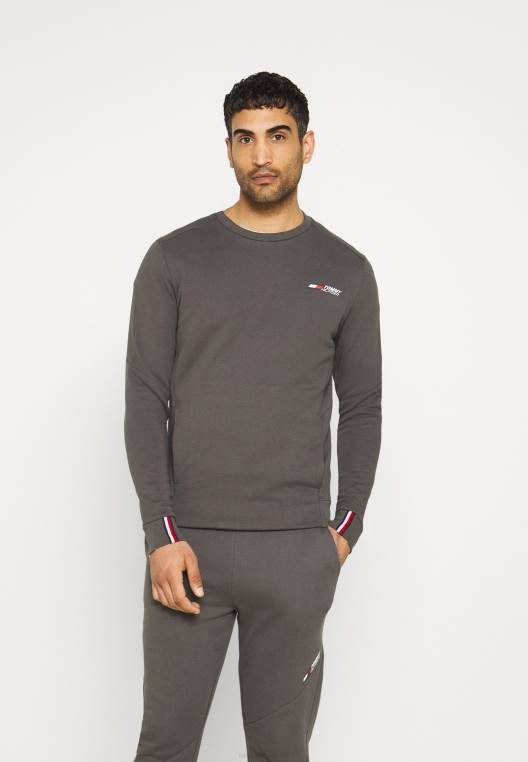 סווטשירט של צוות לוגו NX208361 אפור Tommy Hilfiger