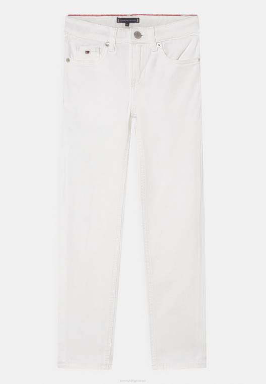 ג'ינס בגזרה דקיקה של סקנטון NX208369 לבן Tommy Hilfiger