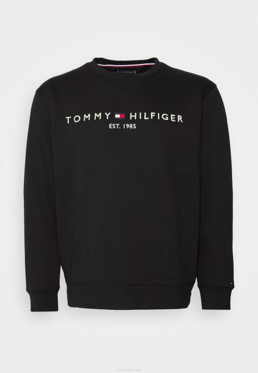 סווטשירט לוגו NX208382 שָׁחוֹר Tommy Hilfiger