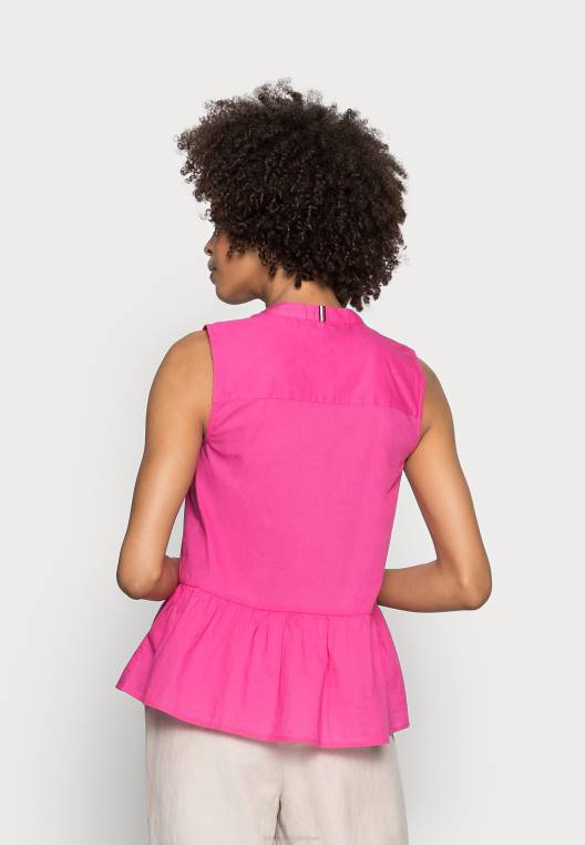 חולצה עליונה וואל NX208393 וָרוֹד Tommy Hilfiger