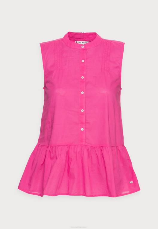 חולצה עליונה וואל NX208393 וָרוֹד Tommy Hilfiger