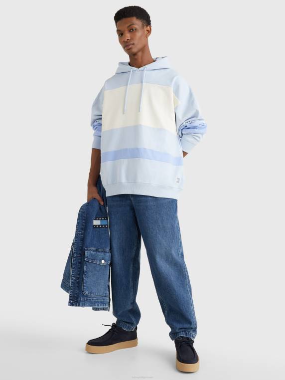 קפוצ'ונים חסומים בצבע לוגו גווני NX20839 כחול שקוף/רב Tommy Hilfiger